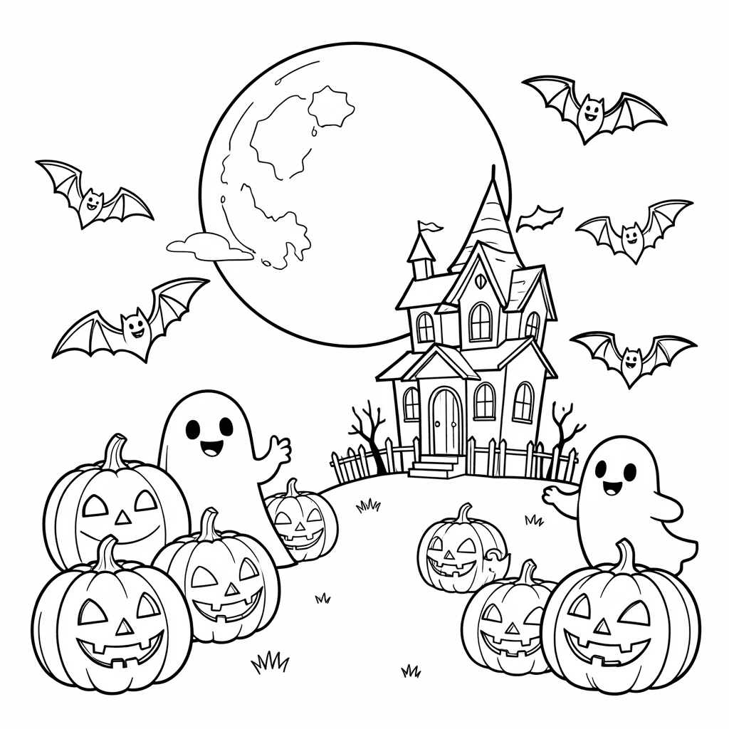 Free Printable Halloween Coloring Page